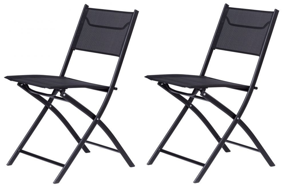 Tuinstoelen - set van 2 - inklapbaar - max. draaggewicht 120 kg