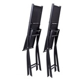 Tuinstoelen - set van 2 - inklapbaar - max. draaggewicht 120 kg