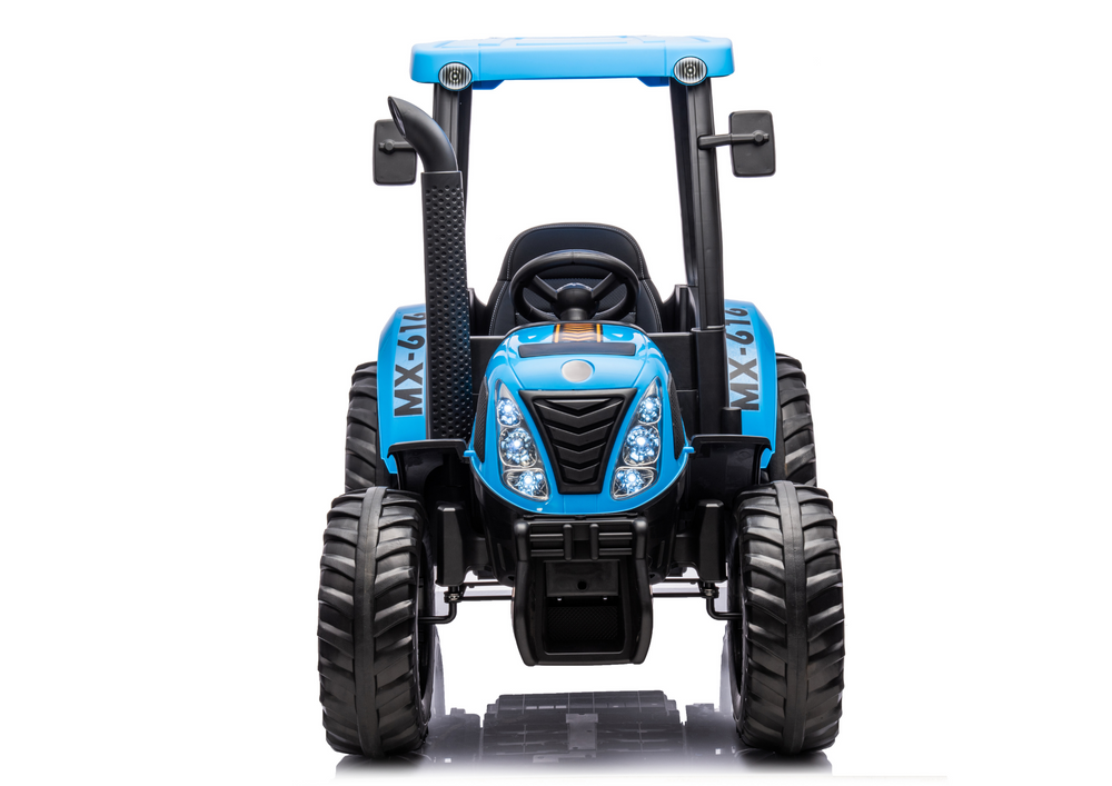 Kinder tractor - blauw - 152 x 58 x 53 cm - stevig en duurzaam