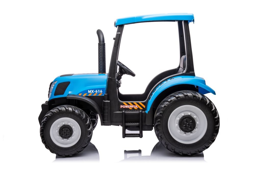 Kinder tractor - blauw - 152 x 58 x 53 cm - stevig en duurzaam
