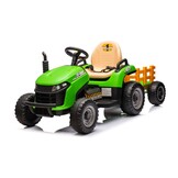 Kinder tractor - groen - 88 x 51 x 35 cm - sterk en duurzaam
