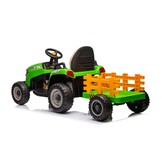 Kinder tractor - groen - 88 x 51 x 35 cm - sterk en duurzaam