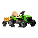 Kinder tractor - groen - 88 x 51 x 35 cm - sterk en duurzaam
