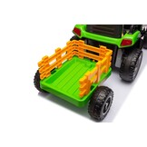 Kinder tractor - groen - 88 x 51 x 35 cm - sterk en duurzaam