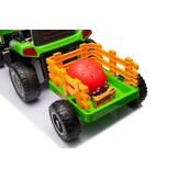 Kinder tractor - groen - 88 x 51 x 35 cm - sterk en duurzaam