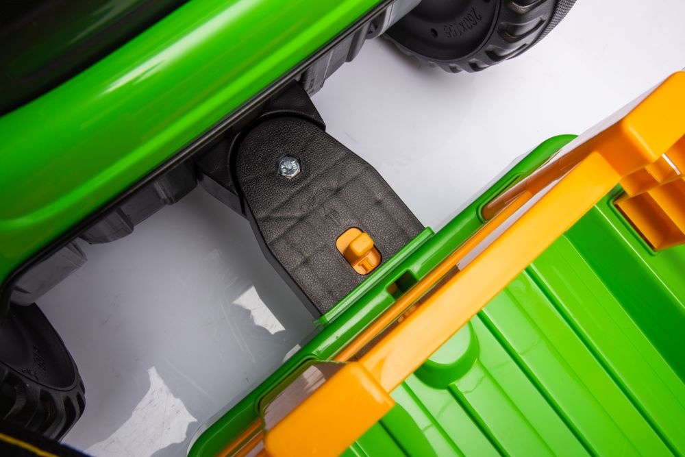Kinder tractor - groen - 88 x 51 x 35 cm - sterk en duurzaam