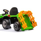 Kinder tractor - groen - 88 x 51 x 35 cm - sterk en duurzaam