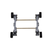 Vrachtwagen speelgoed - wit-rood - 31 x 12,5 x 9,5 cm - licht en geluid