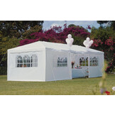 Partytent - 900 x 300 cm - verwijderbare zijwanden - bestand tegen zon en regen
