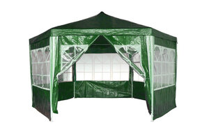 Party tent - 400 cm diameter - 200-250 cm hoog - rits ingang