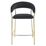 Barkruk goud - luxe afwerking - comfortabel - duurzaam