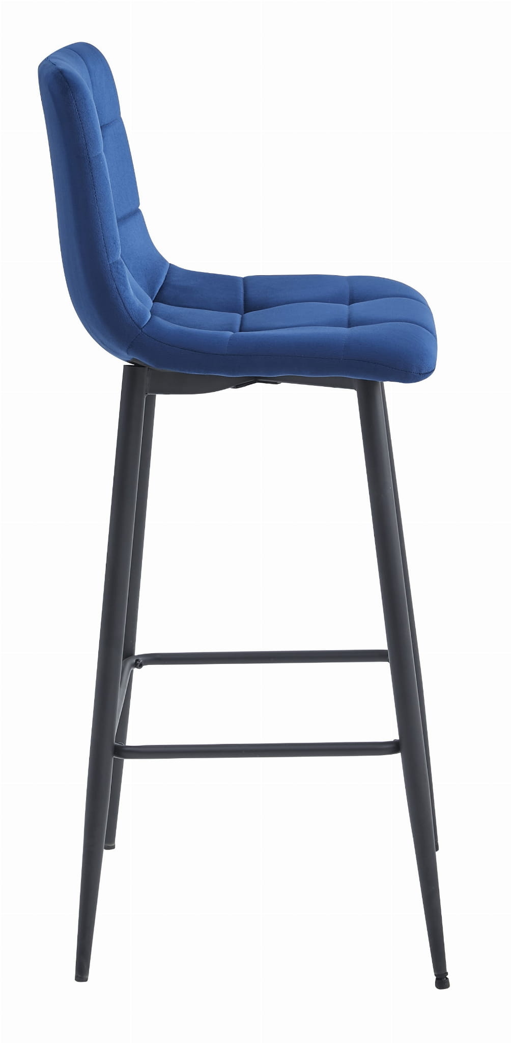 Barkrukken - marineblauw - fluweel - 104cm hoog