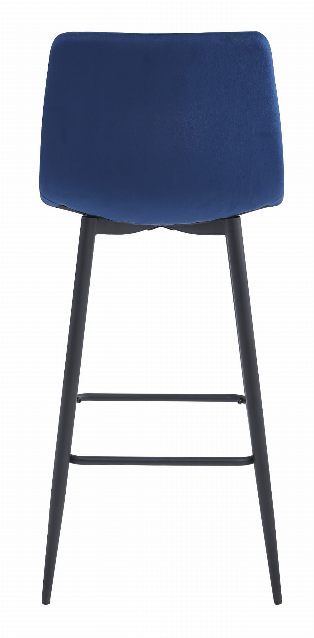 Barkrukken - marineblauw - fluweel - 104cm hoog