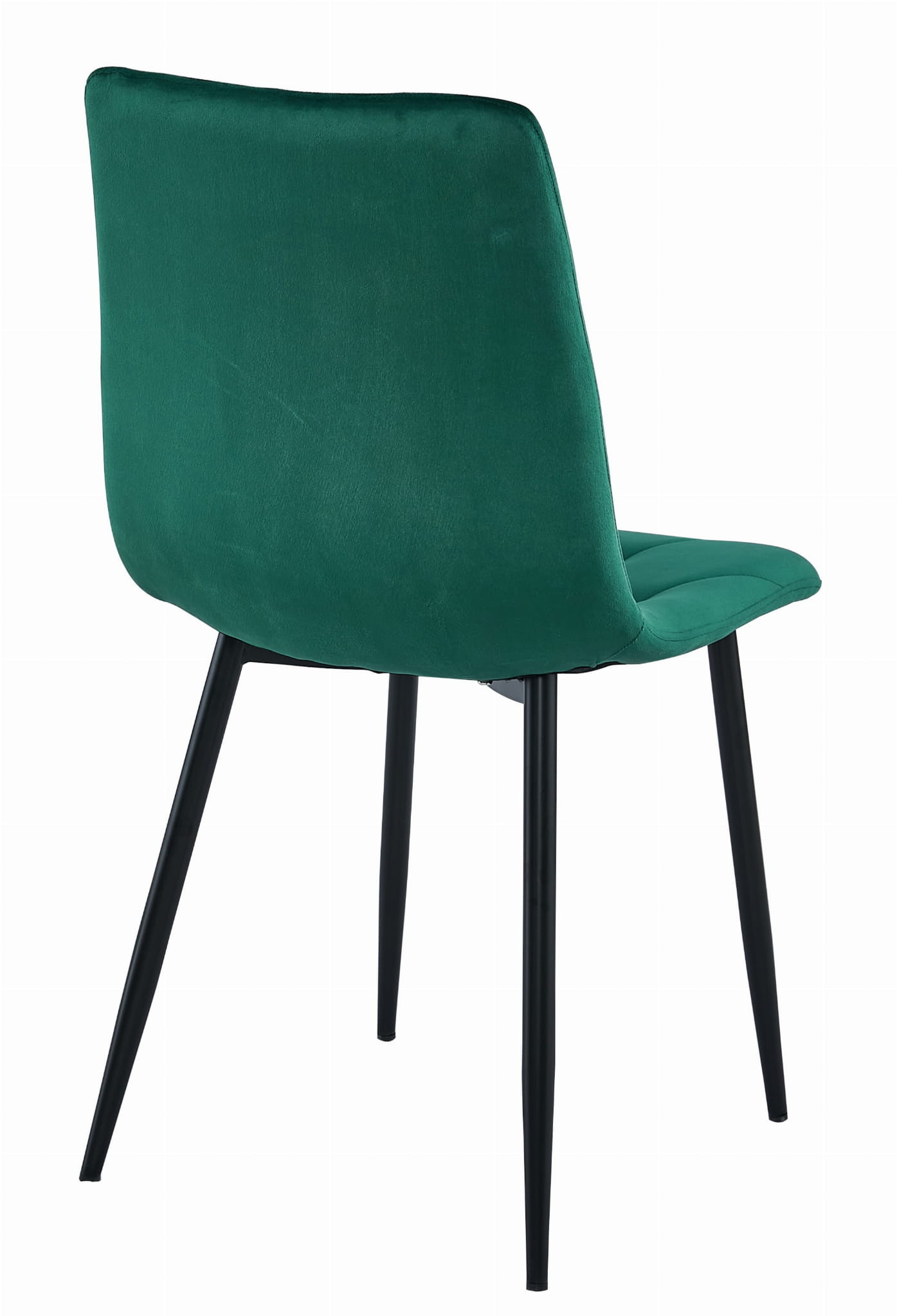 Velvet eetkamerstoel - 2 stuks - groen - 88.5 x 44 x 40 cm