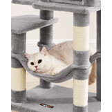 Krabpaal - grijs - 45 x 35 x 112 cm - hangmat