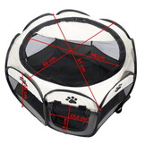 Reisbench - set van 25 - 91x91x58cm - opvouwbaar