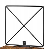 Industriële wandkast - rustiek bruin - 20x20x127.5 cm - zelfmontage