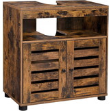 Wastafelonderkast - rustiek bruin - 60x30x63 cm - spaanplaat