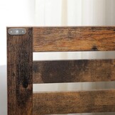 Wastafelonderkast - rustiek bruin - 60x30x63 cm - spaanplaat