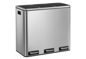 Prullenbak met sensor - zonder aanraking - RVS - intensief gebruik