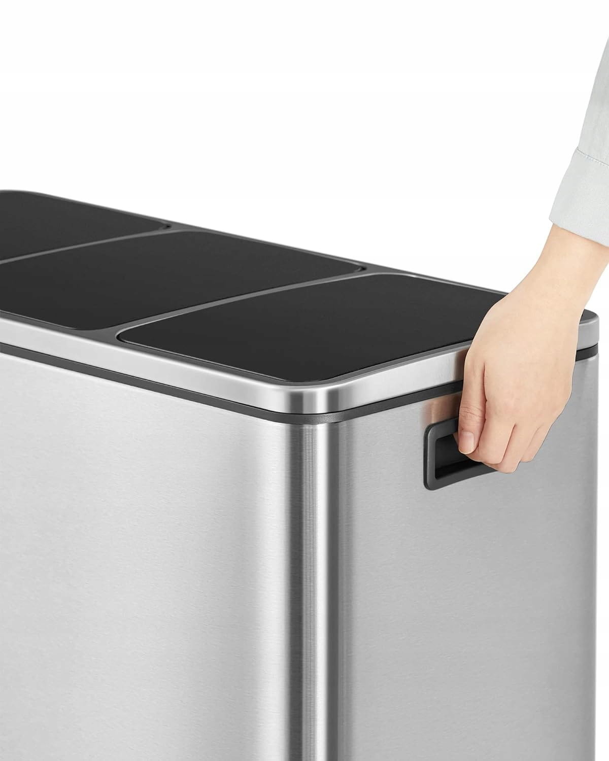 Prullenbak met sensor - zonder aanraking - RVS - intensief gebruik