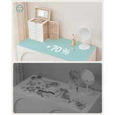 Sieradendoosje - wit - 26x15,6x32 cm - met spiegel