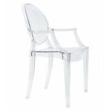 Doorzichtige eetkamerstoel - polycarbonaat - 92.5x54x56.5 cm