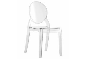 Doorzichtige stoel - 90x45.5x53.5 cm - polycarbonaat