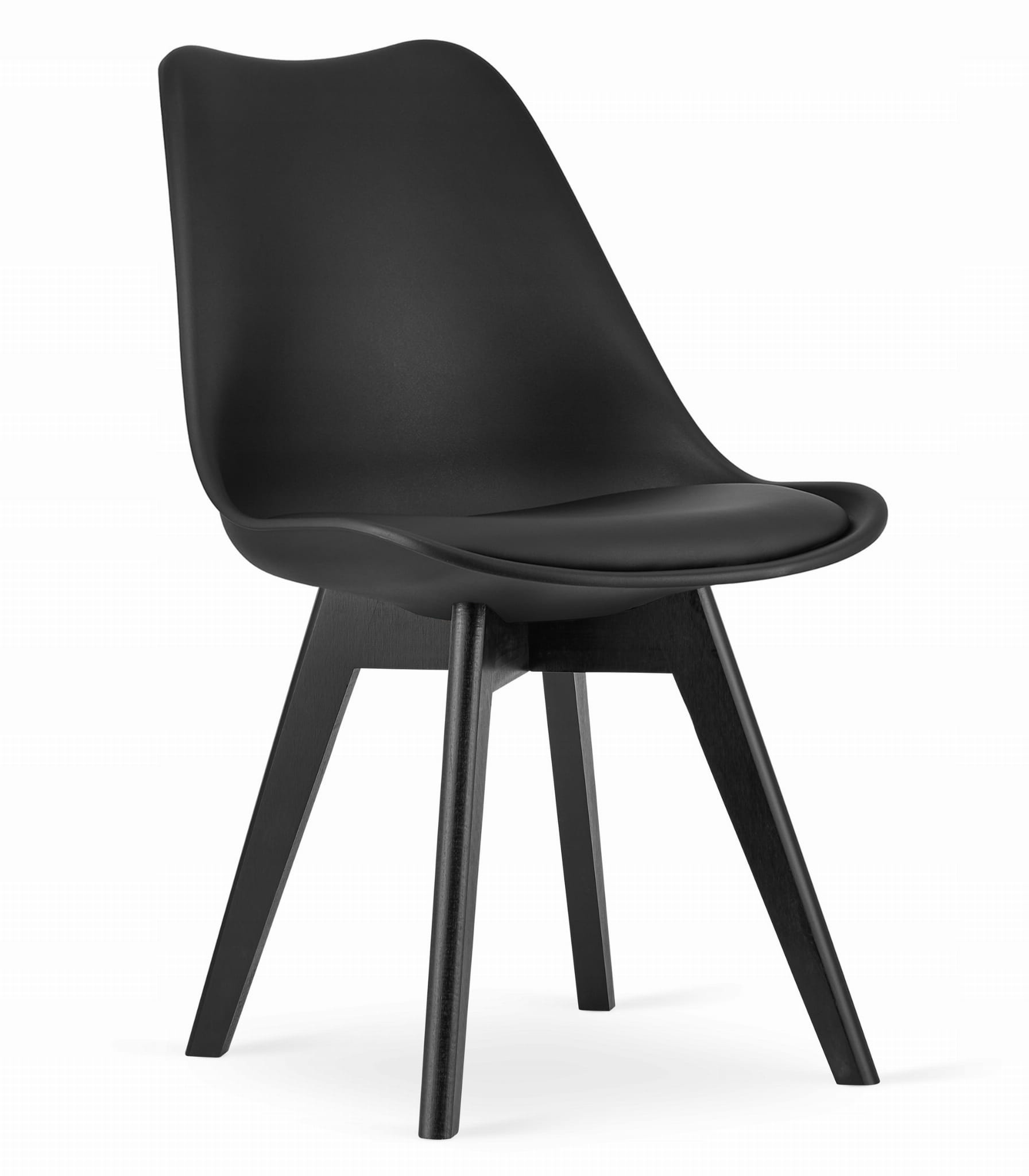 Eettafel en stoelen - 4 stuks - 120x80 cm - zwart/CRAFT