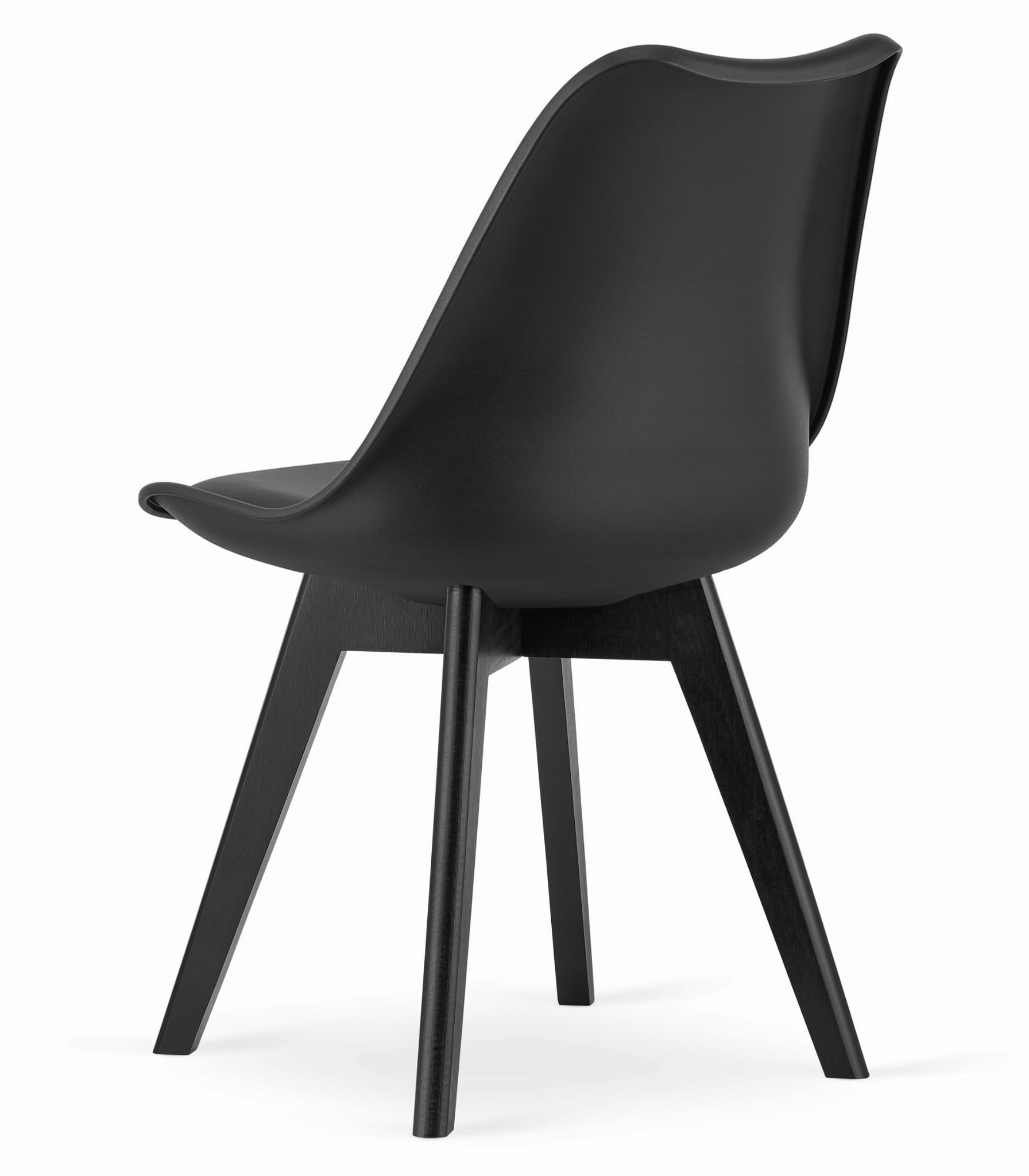 Eettafel en stoelen - 4 stuks - 120x80 cm - zwart/CRAFT