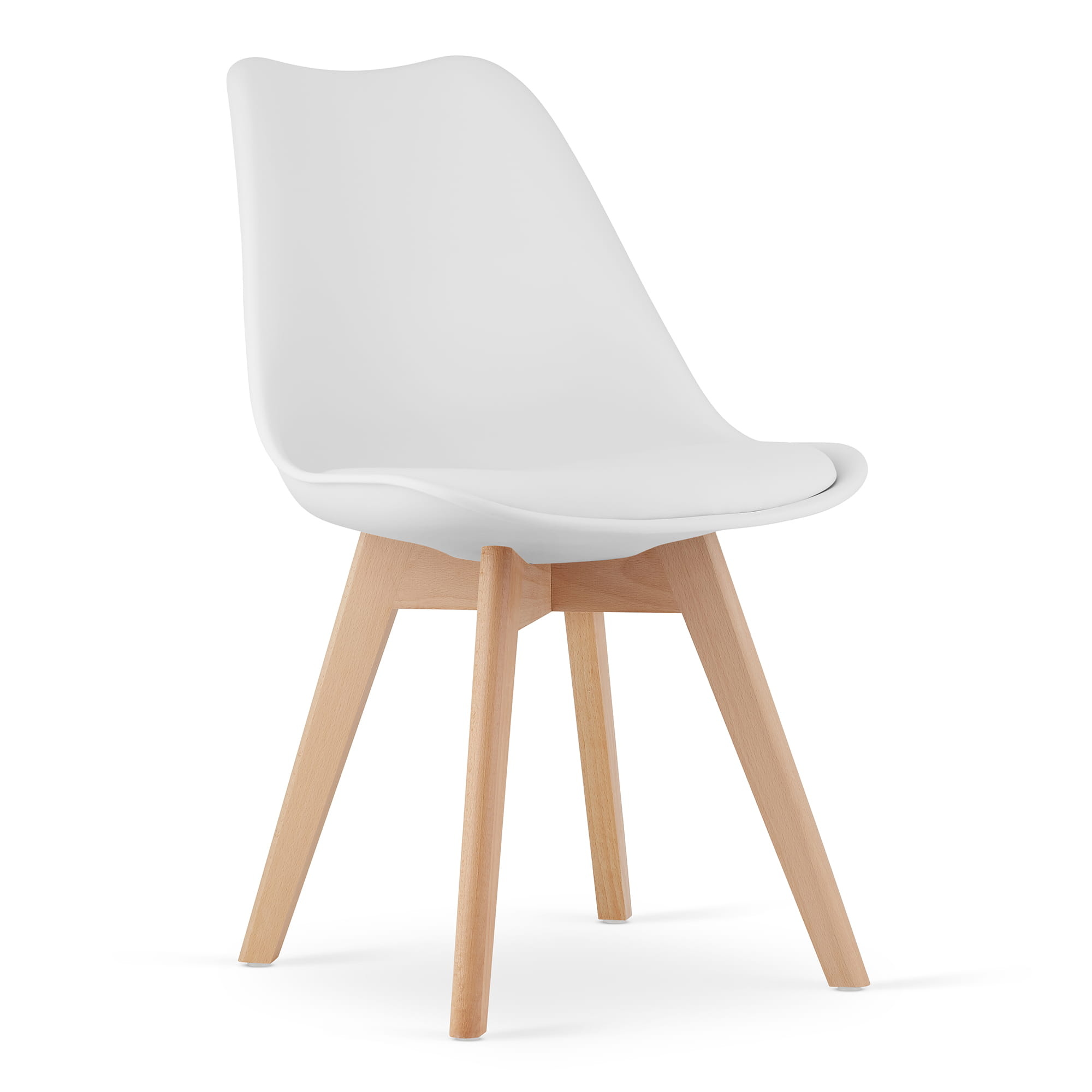 Eettafel en stoelen - 5-delig - wit - zelf te monteren