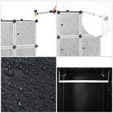 Modulaire kast - 178x143x36cm - kunststof - 6 planken