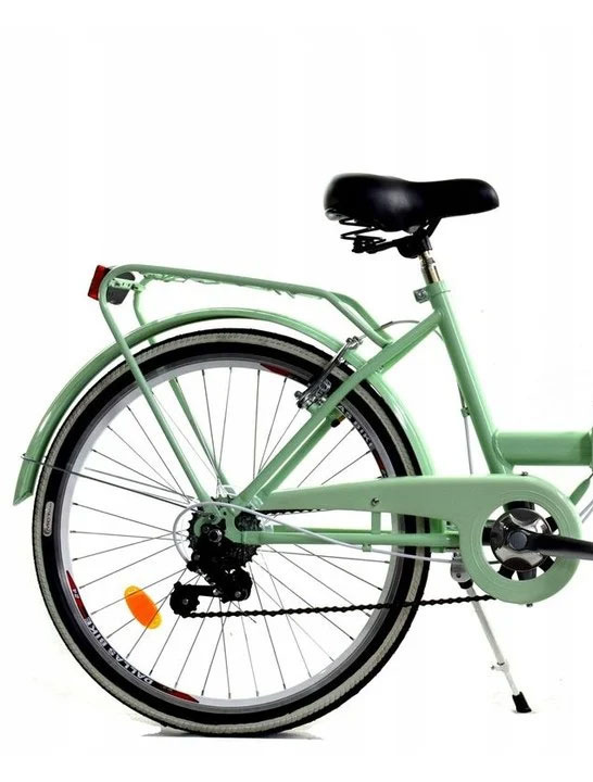 Vouwfiets - 24 inch - 6 versnellingen - mintgroen