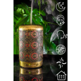 Luchtbevochtiger woonkamer - antiek goud - φ9 x 16 cm - 100 ml