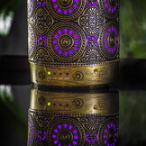 Luchtbevochtiger woonkamer - antiek goud - φ9 x 16 cm - 100 ml