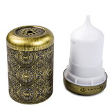 Luchtbevochtiger woonkamer - antiek goud - φ9 x 16 cm - 100 ml