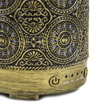 Luchtbevochtiger woonkamer - antiek goud - φ9 x 16 cm - 100 ml