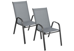 Tuinstoelen - set van 2 - 90 x 54 x 69 cm - max. belasting 120 kg