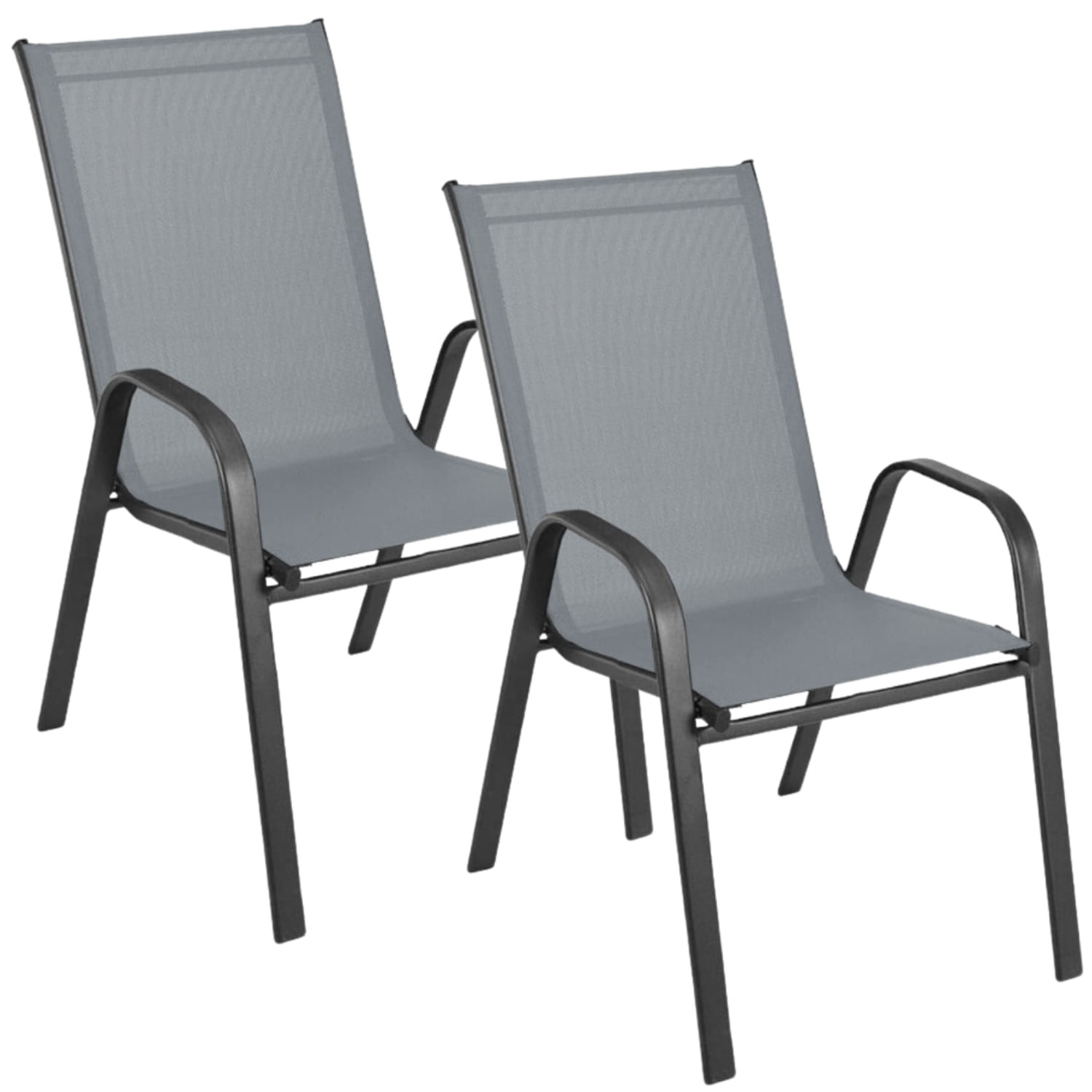Tuinstoelen - set van 2 - 90 x 54 x 69 cm - max. belasting 120 kg