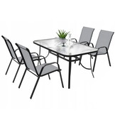 Tuinstoelen - set van 2 - 90 x 54 x 69 cm - max. belasting 120 kg