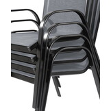 Tuinstoelen - set van 2 - 90 x 54 x 69 cm - max. belasting 120 kg