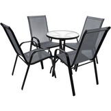 Tuinstoelen - set van 2 - 90 x 54 x 69 cm - max. belasting 120 kg