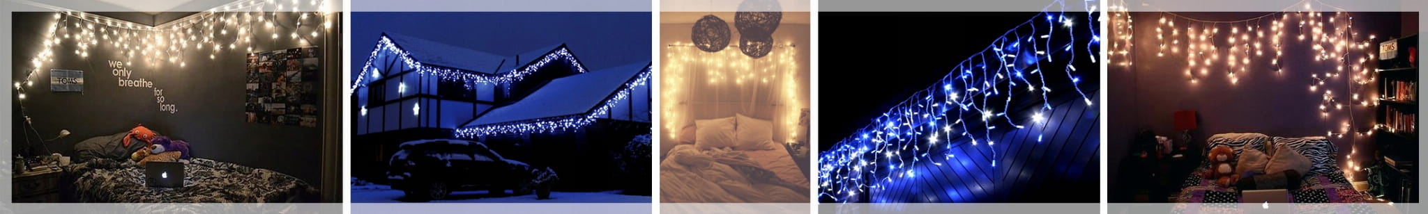 IJspegel verlichting - buiten - LED - 12m