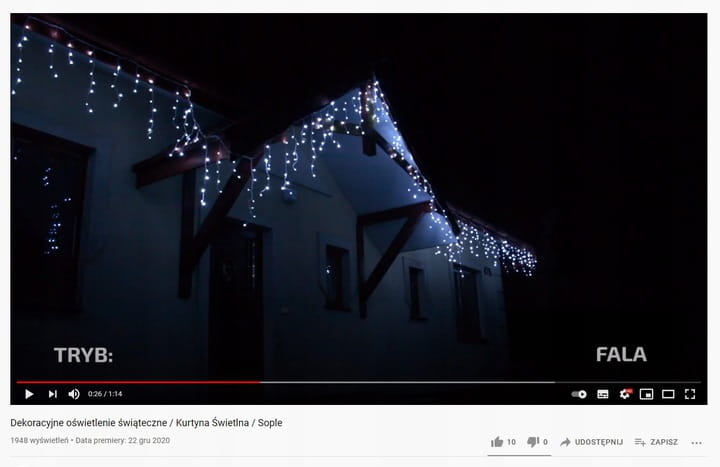 IJspegel verlichting - buiten - LED - 12m