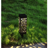 Solar tuinverlichting - 8 stuks - warm wit - 6x6x18 cm - waterdicht IP44