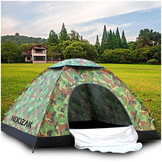 Tent 3 personen - camouflage - waterdicht - snel opzetbaar