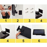 Solar tuinverlichting - IP44 waterdicht - 30.000 uur levensduur - 2x 400lm lichtintensiteit