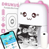 Mini printer - Bluetooth - 210 DPI - 11x8x4 cm