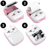 Mini printer - Bluetooth - 210 DPI - 11x8x4 cm