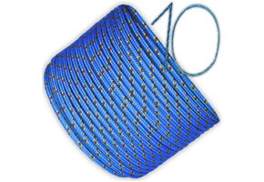 Touw polypropyleen - blauw - 6mm - 50 meter